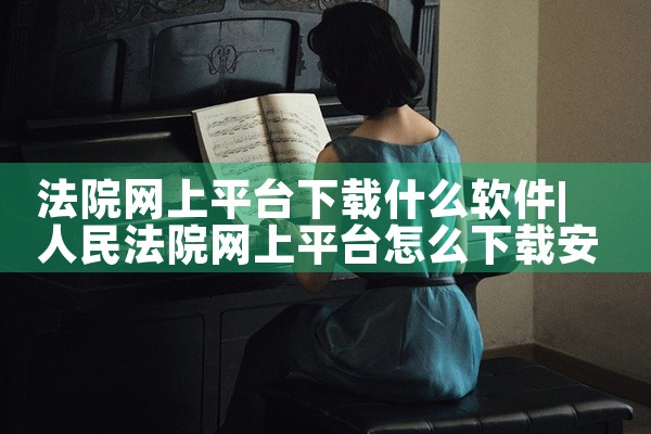 法院网上平台下载什么软件